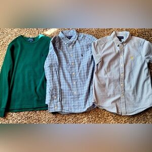 Ralph Lauren Boys size medium shirts